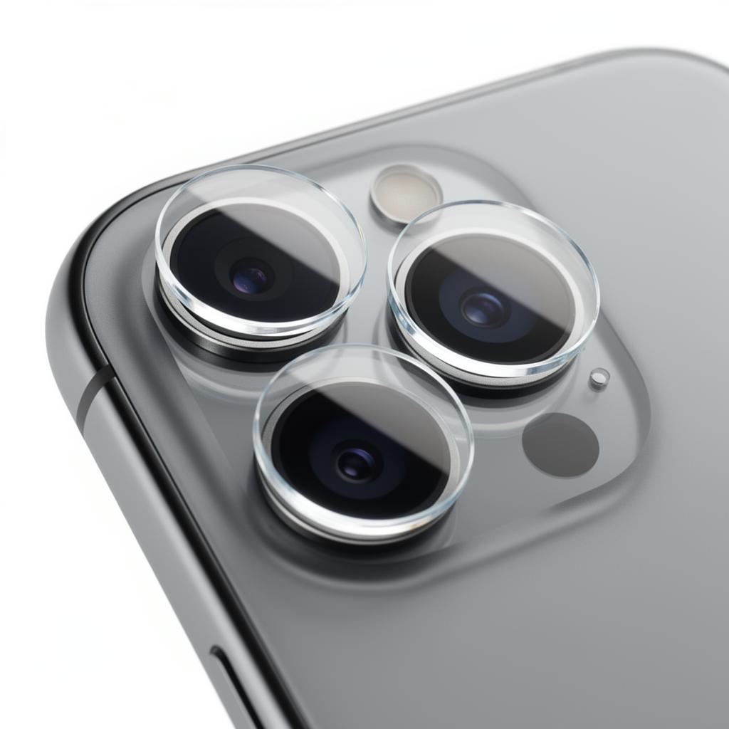 vcase LensGuard camera protector detail iPhone 17